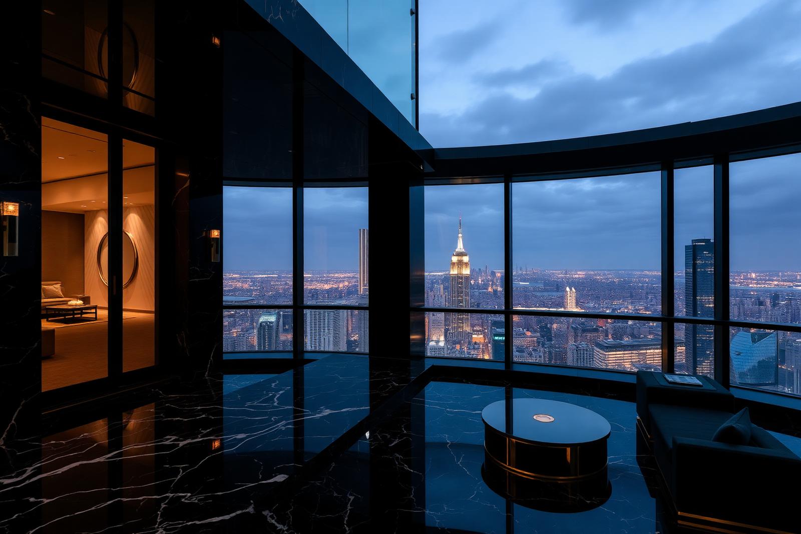 Luxury penthouse interior
